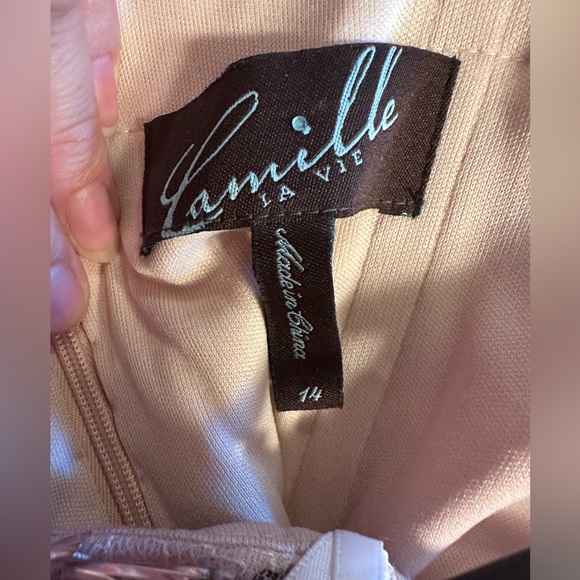 NWT Fancy dress prom dress wedding guest dress size 14 elegant dress sparkles - Picture 5 of 16